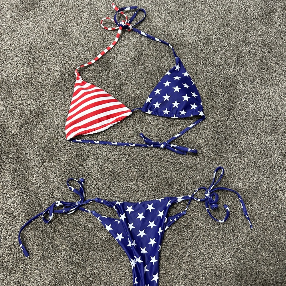 Red white & blue bikini